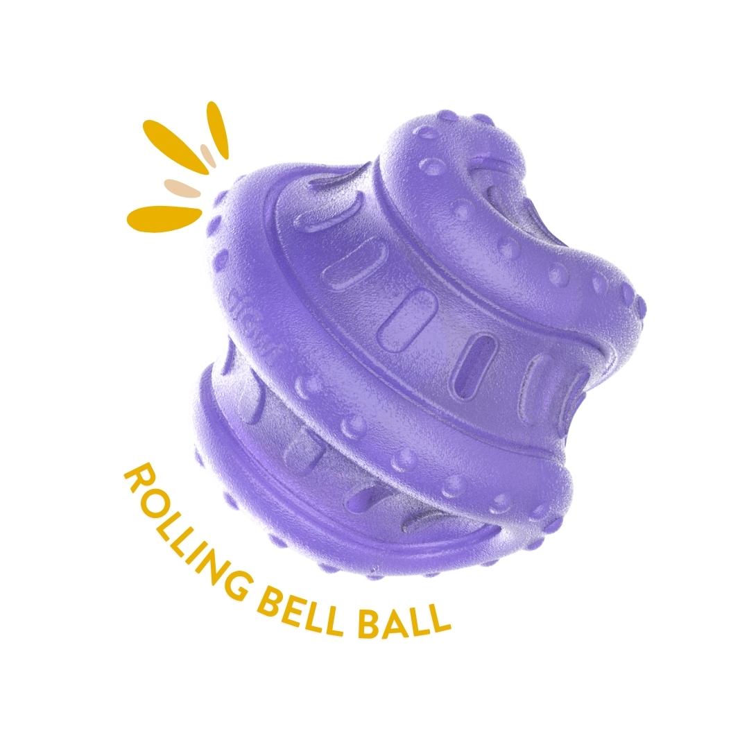 GiGwi Rolling Ball with Bell 3"