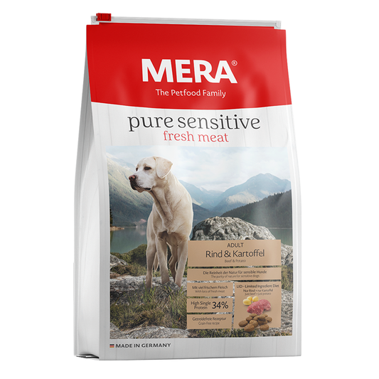 MERA Pure Sensitive - Fresh Meat Beef & Potato Dog Food